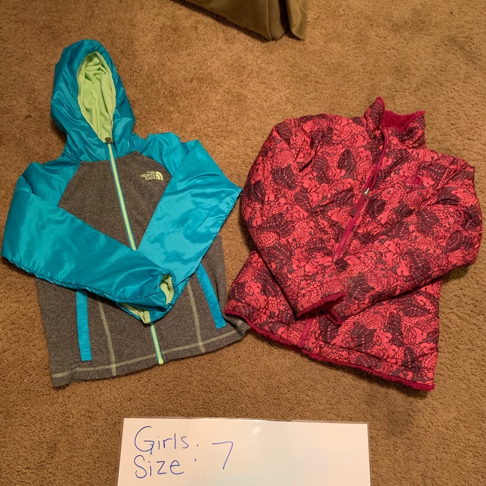 Girls North Face Jackets $40 EACH.